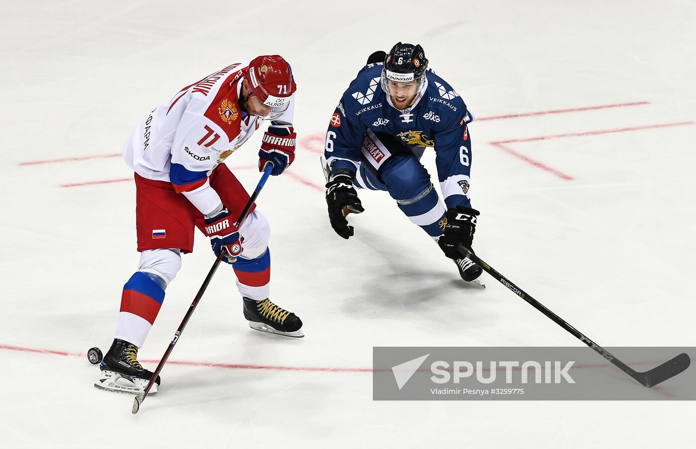 Ice hockey. Channel One Cup. Sweden vs. Czech Republic