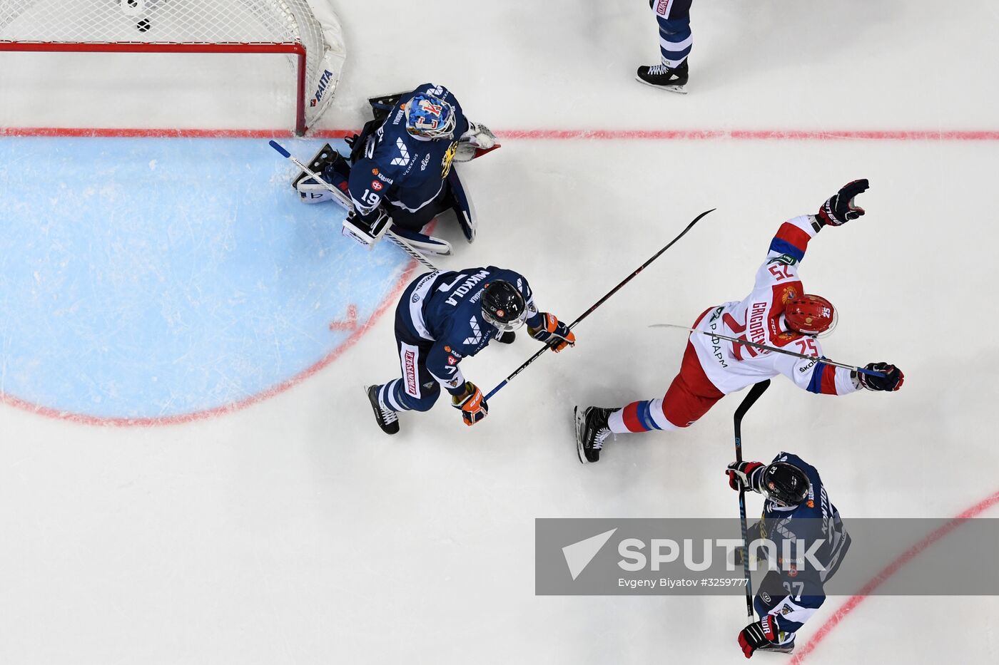 Ice hockey. Channel One Cup. Russia vs. Finland