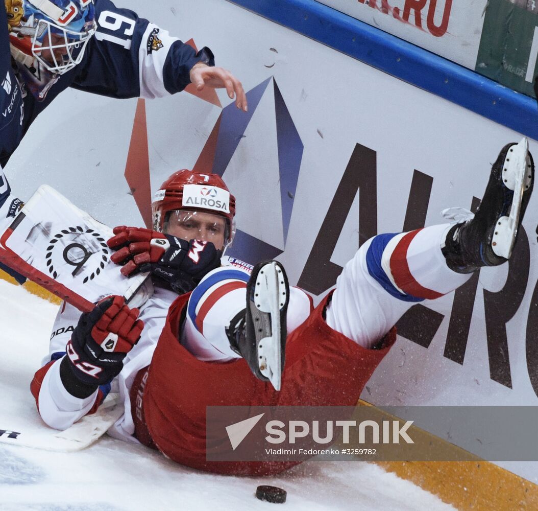 Ice hockey. Channel One Cup. Russia vs. Finland