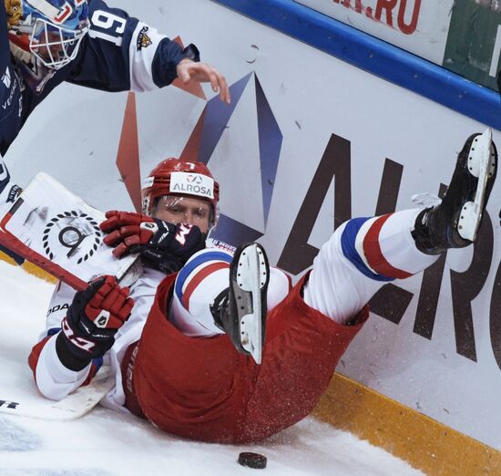 Ice hockey. Channel One Cup. Russia vs. Finland
