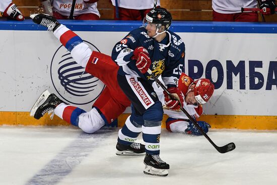Ice hockey. Channel One Cup. Russia vs. Finland