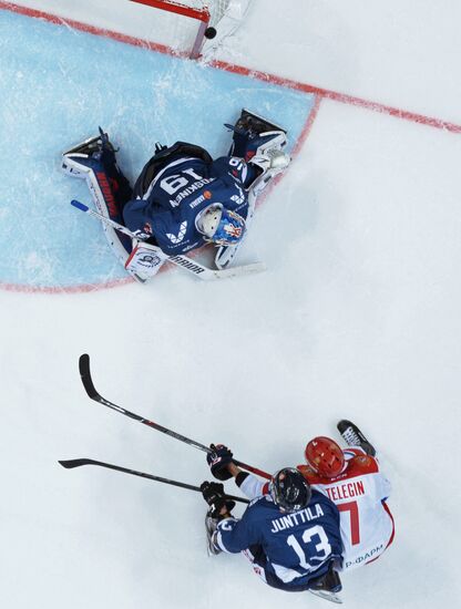 Ice hockey. Channel One Cup. Russia vs. Finland