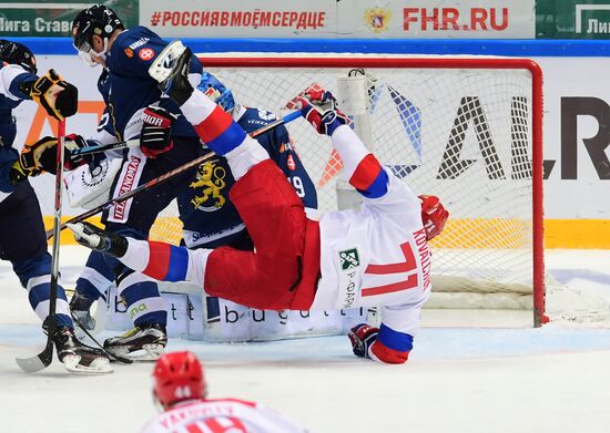 Ice hockey. Channel One Cup. Russia vs. Finland