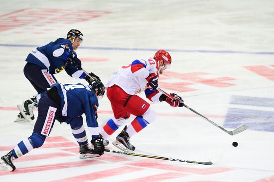 Ice hockey. Channel One Cup. Russia vs. Finland