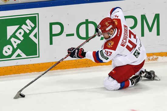 Ice hockey. Channel One Cup. Russia vs. Finland