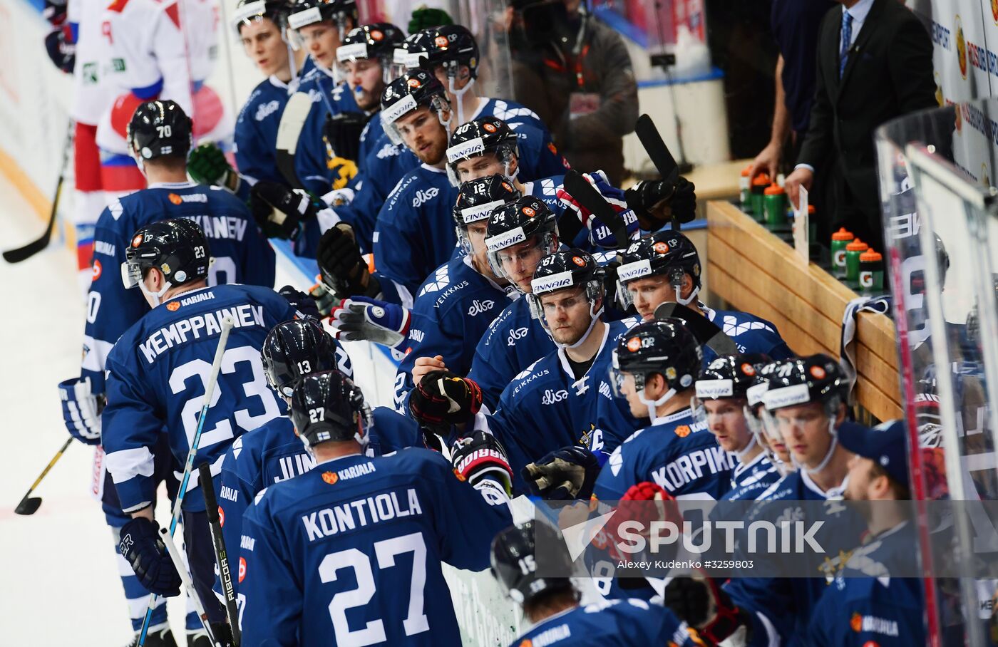 Ice hockey. Channel One Cup. Russia vs. Finland
