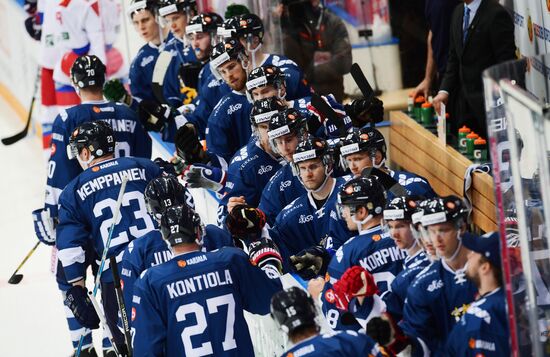 Ice hockey. Channel One Cup. Russia vs. Finland
