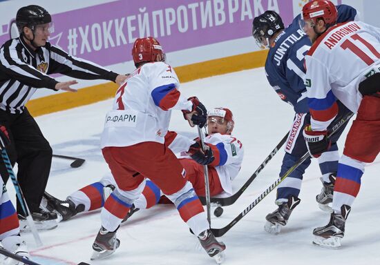 Ice hockey. Channel One Cup. Russia vs. Finland