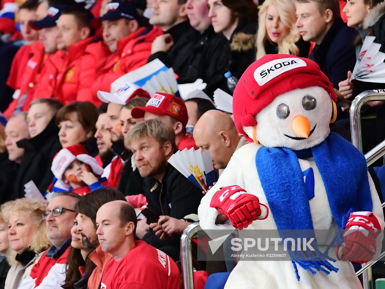 Ice hockey. Channel One Cup. Russia vs. Finland
