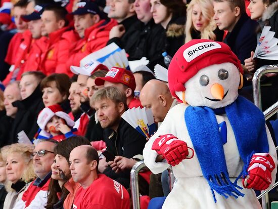 Ice hockey. Channel One Cup. Russia vs. Finland