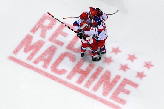 Ice hockey. Channel One Cup. Russia vs. Finland