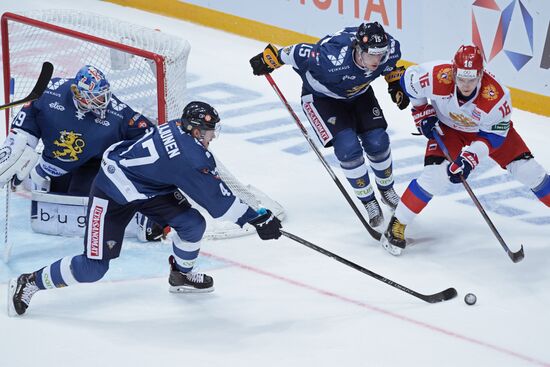 Ice hockey. Channel One Cup. Russia vs. Finland