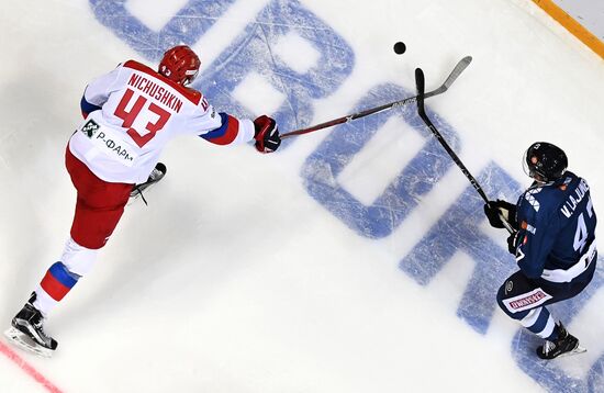Ice hockey. Channel One Cup. Russia vs. Finland