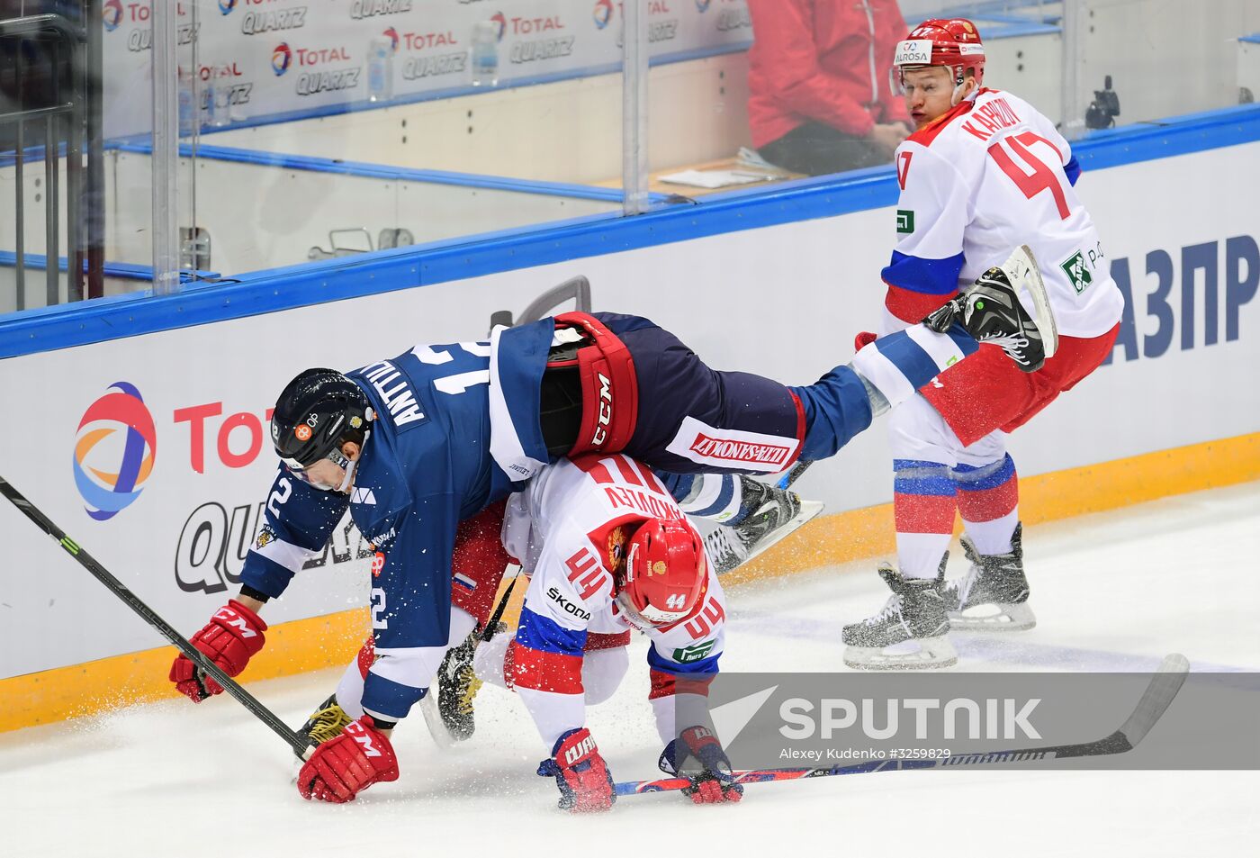 Hockey. Channel One Cup. Russia vs. Finland