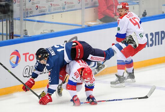 Hockey. Channel One Cup. Russia vs. Finland
