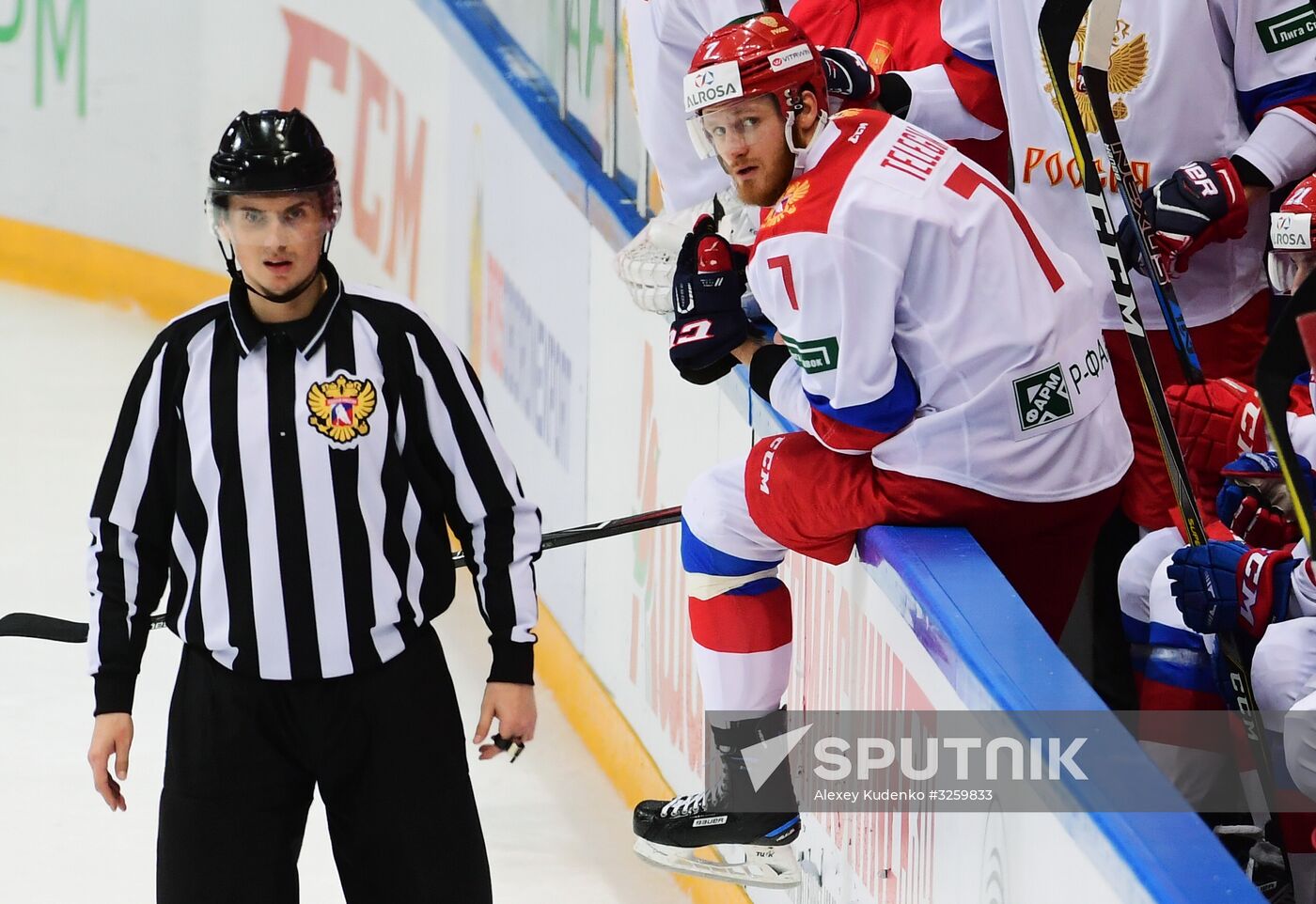 Hockey. Channel One Cup. Russia vs. Finland