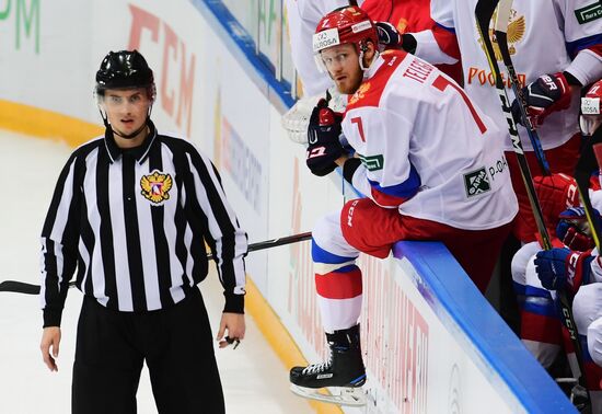 Hockey. Channel One Cup. Russia vs. Finland