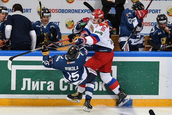 Hockey. Channel One Cup. Russia vs. Finland