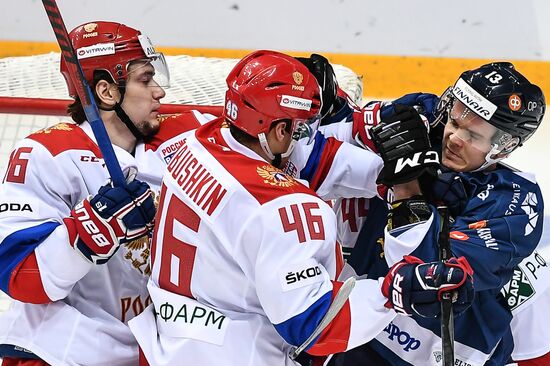 Hockey. Channel One Cup. Russia vs. Finland