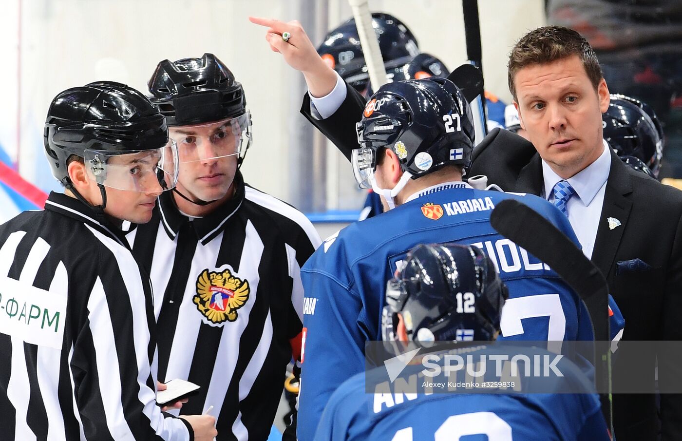 Hockey. Channel One Cup. Russia vs. Finland