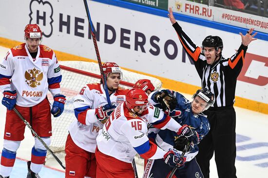 Hockey. Channel One Cup. Russia vs. Finland