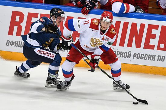 Hockey. Channel One Cup. Russia vs. Finland