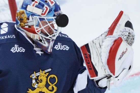 Ice hockey. Channel One Cup. Russia vs. Finland