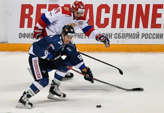 Ice hockey. Channel One Cup. Russia vs. Finland