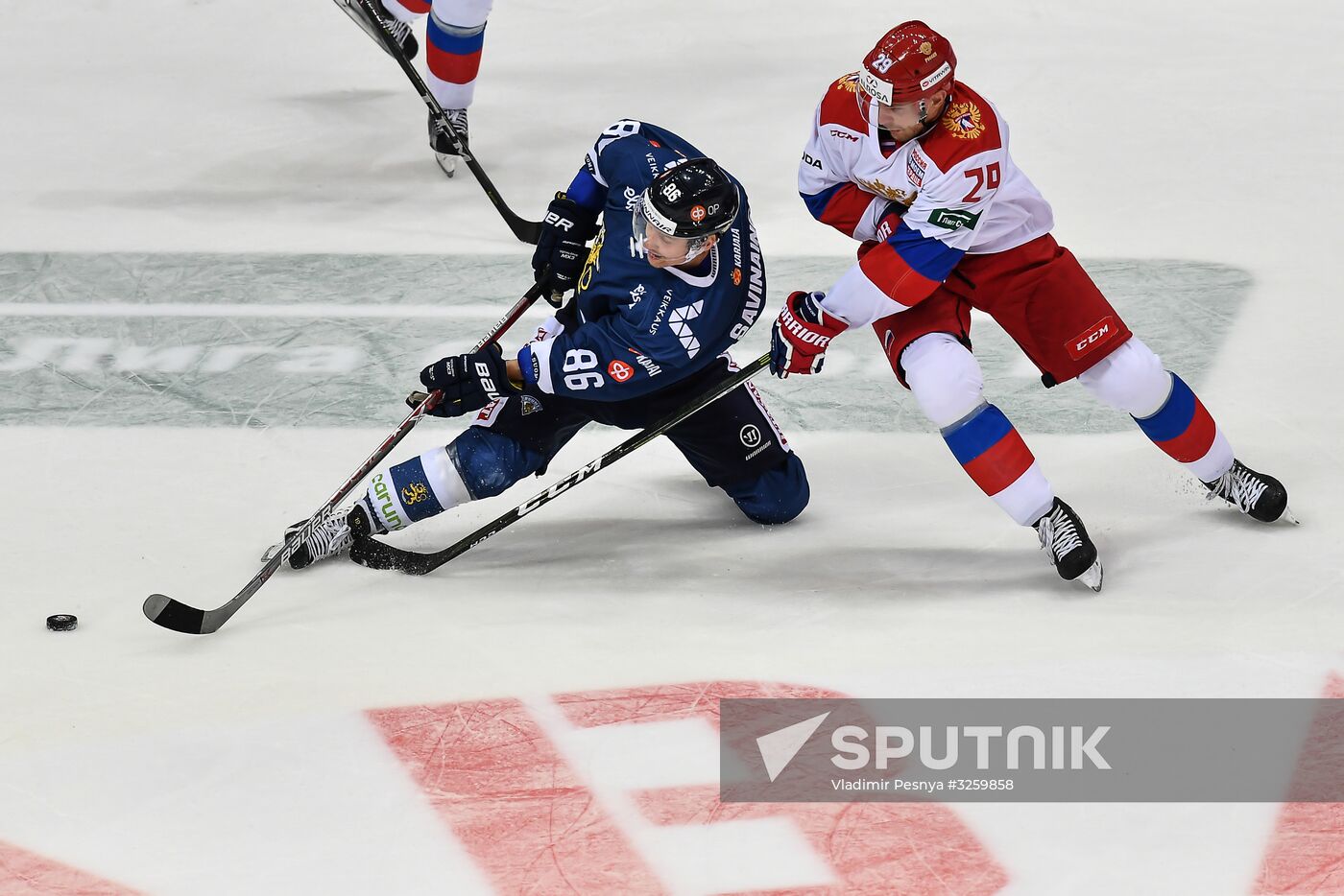 Ice hockey. Channel One Cup. Russia vs. Finland