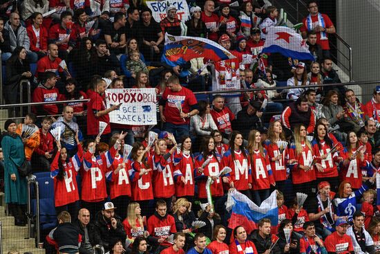 Ice hockey. Channel One Cup. Russia vs. Finland