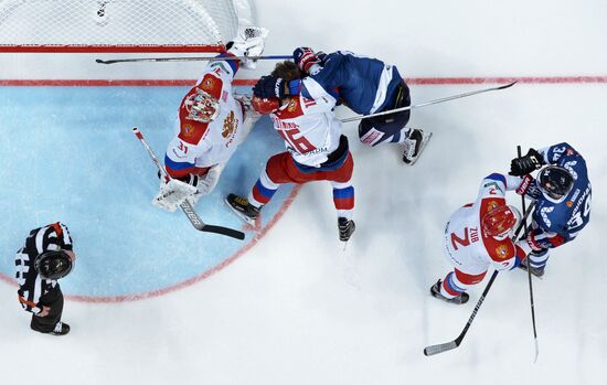 Ice hockey. Channel One Cup. Russia vs. Finland