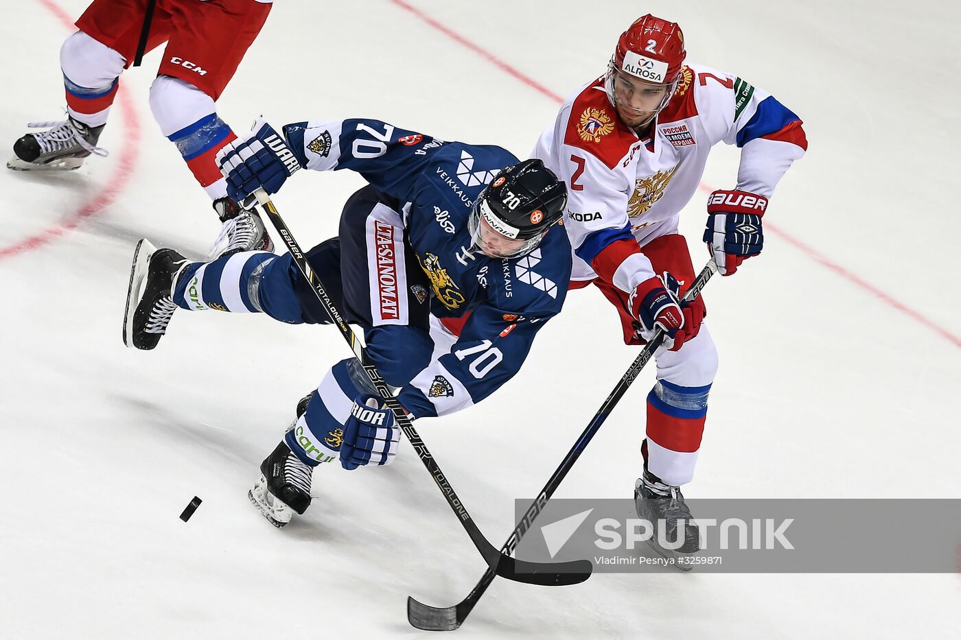 Ice hockey. Channel One Cup. Russia vs. Finland