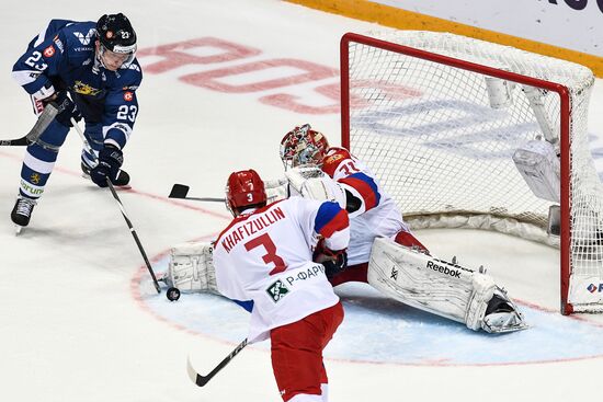 Ice hockey. Channel One Cup. Russia vs. Finland