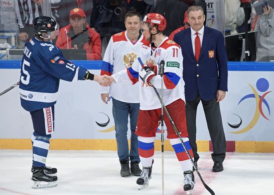 Ice hockey. Channel One Cup. Russia vs. Finland