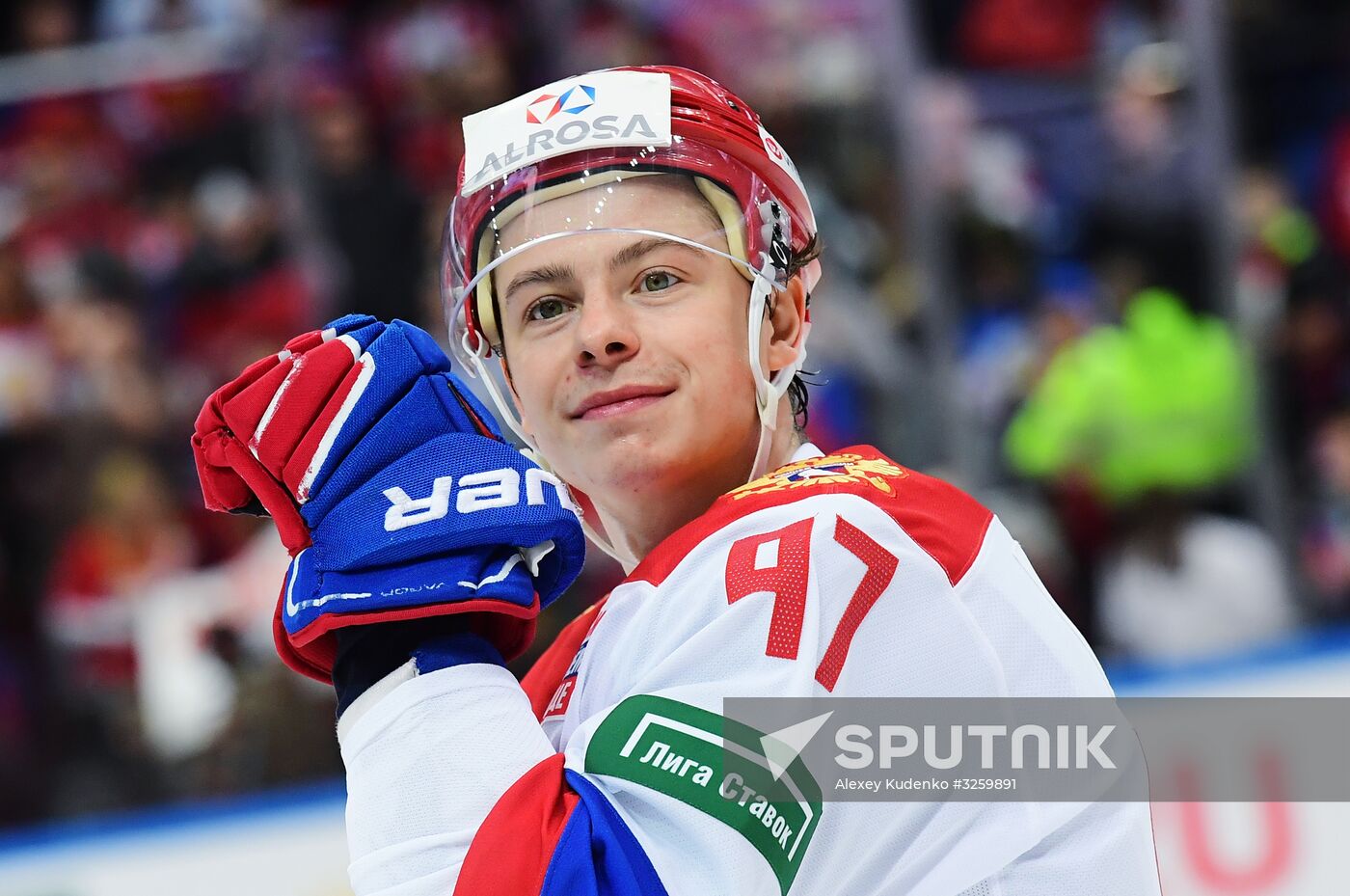 Ice hockey. Channel One Cup. Russia vs. Finland