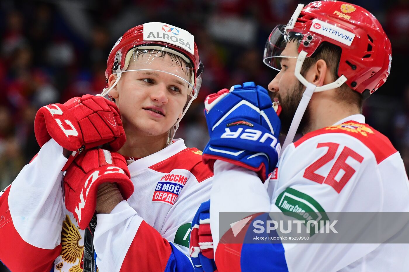 Ice hockey. Channel One Cup. Russia vs. Finland