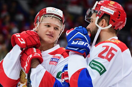 Ice hockey. Channel One Cup. Russia vs. Finland