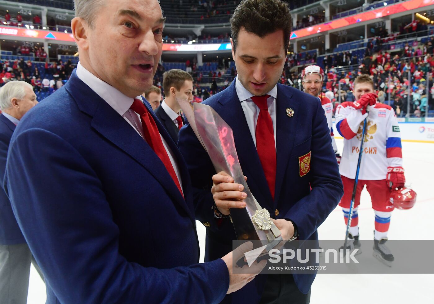 Hockey. Channel One Cup. Russia vs. Finland