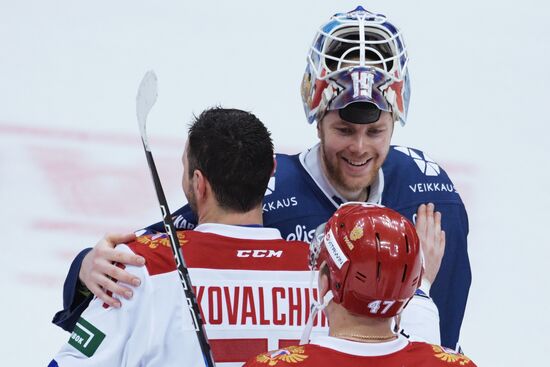 Ice hockey. Channel One Cup. Sweden vs. Czech Republic