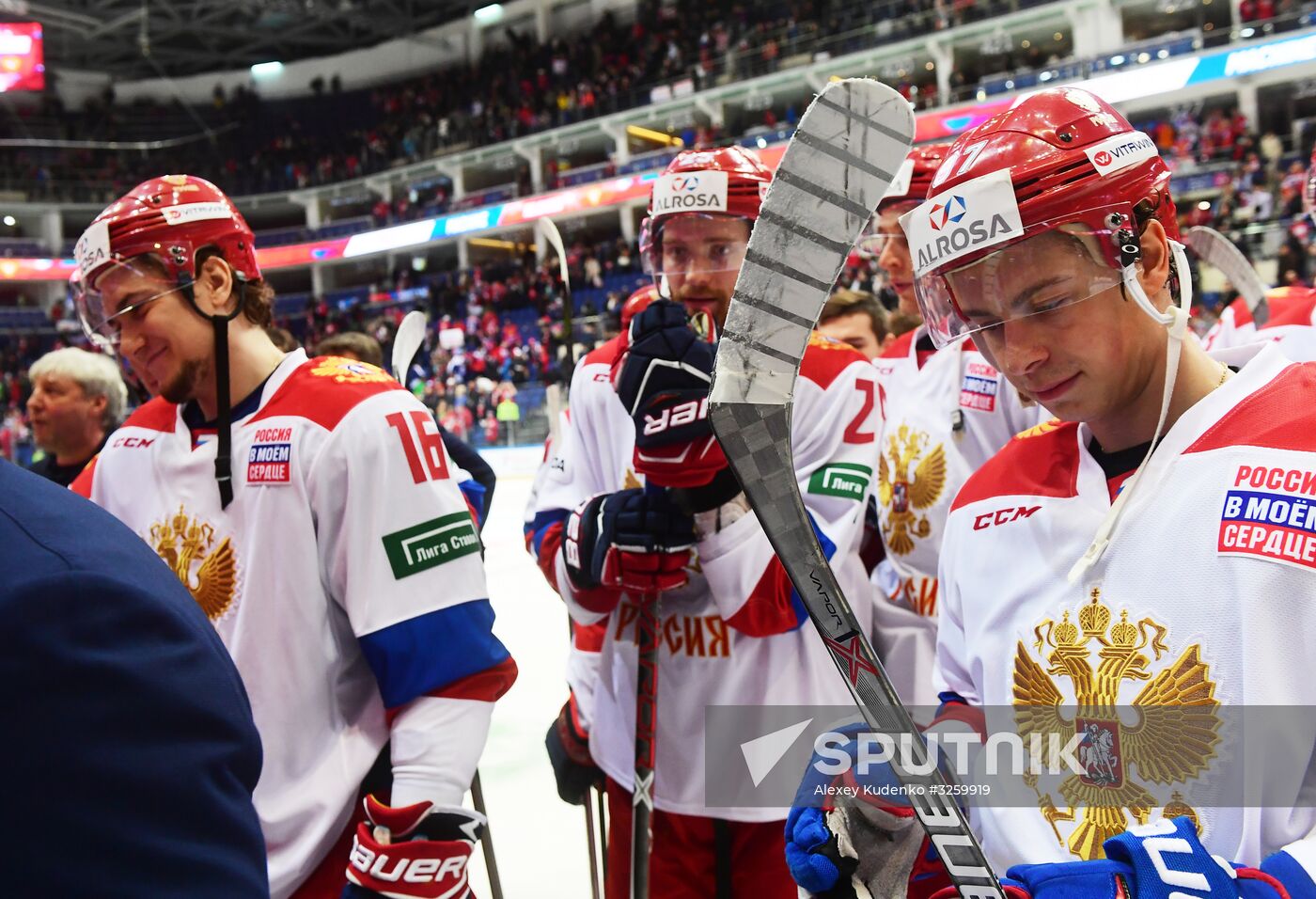 Ice hockey. Channel One Cup. Sweden vs. Czech Republic