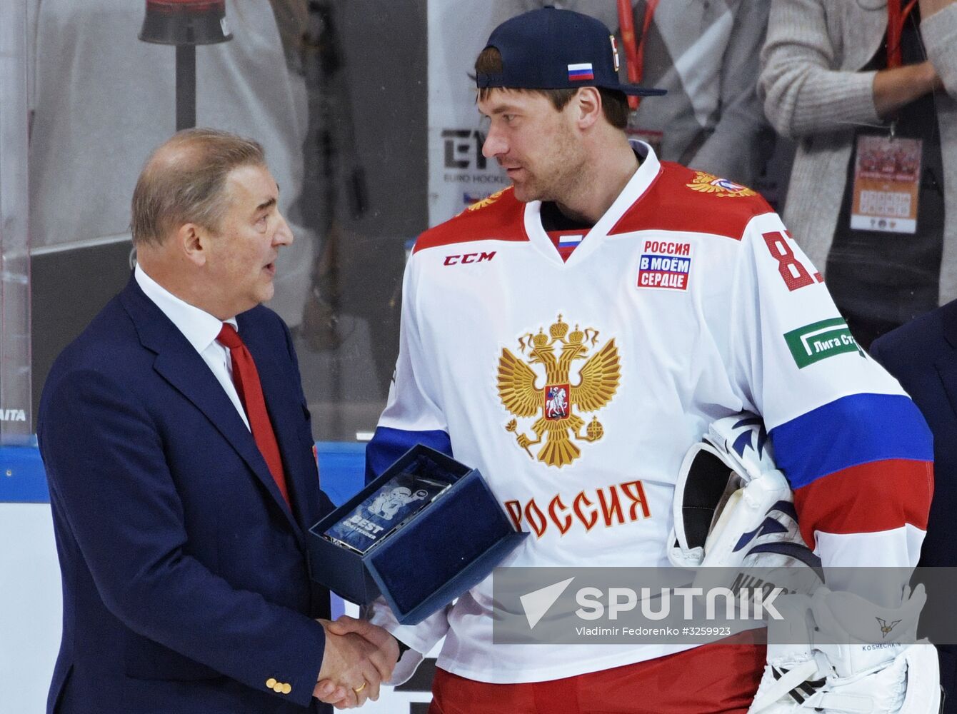 Ice hockey. Channel One Cup. Sweden vs. Czech Republic