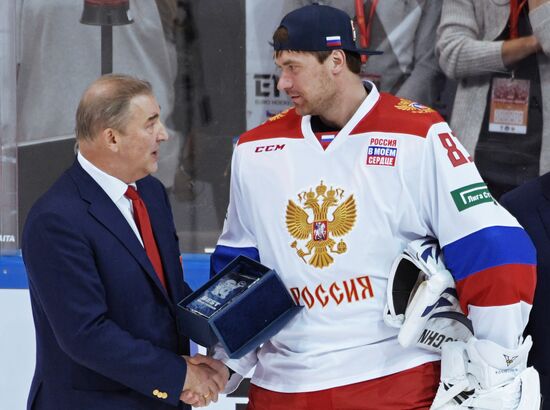 Ice hockey. Channel One Cup. Sweden vs. Czech Republic