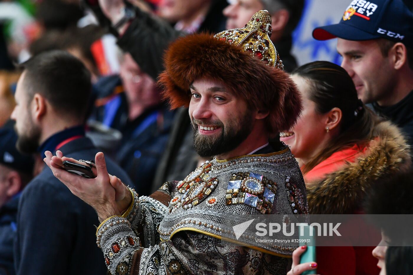 Ice hockey. Channel One Cup. Russia vs. Finland