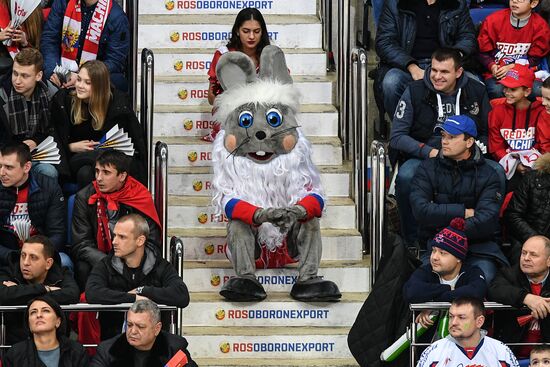 Ice hockey. Channel One Cup. Russia vs. Finland