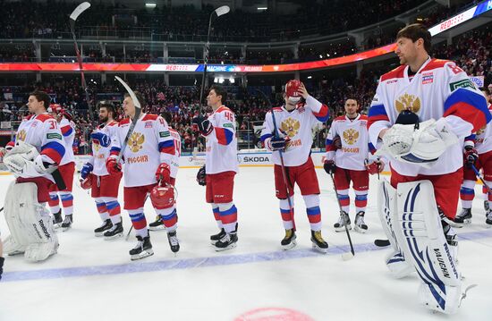 Hockey. Channel One Cup. Russia vs. Finland