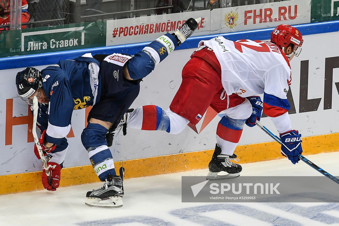 Ice hockey. Channel One Cup. Sweden vs. Czech Republic