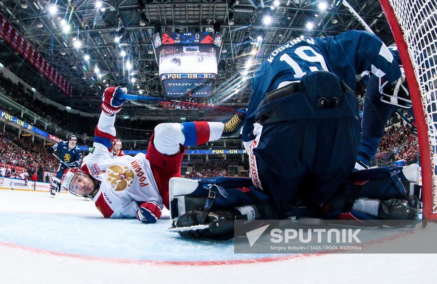 Ice hockey. Channel One Cup. Sweden vs. Czech Republic