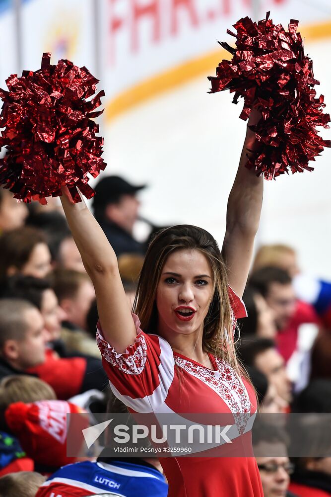 Ice hockey. Channel One Cup. Sweden vs. Czech Republic