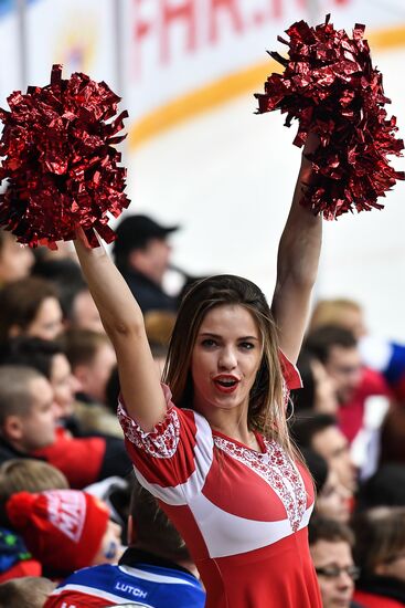 Ice hockey. Channel One Cup. Sweden vs. Czech Republic