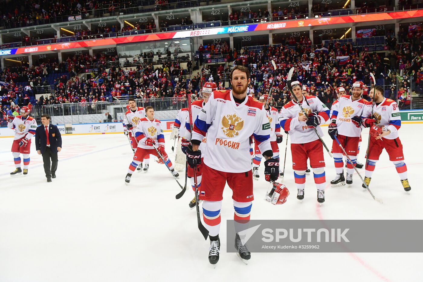 Ice hockey. Channel One Cup. Sweden vs. Czech Republic